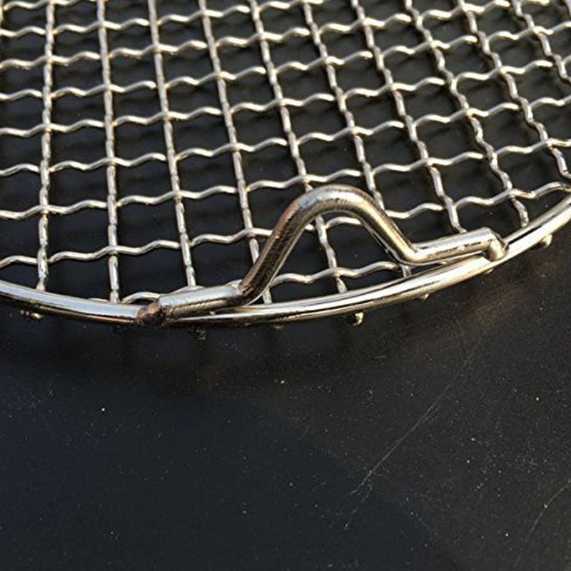 Fivebop Round Cooling Rack Stainless Steel Cross Wire Barbecue Grill Net Racks with 3 Legs for Cooking Baking Steaming (13 inches) - Image 4
